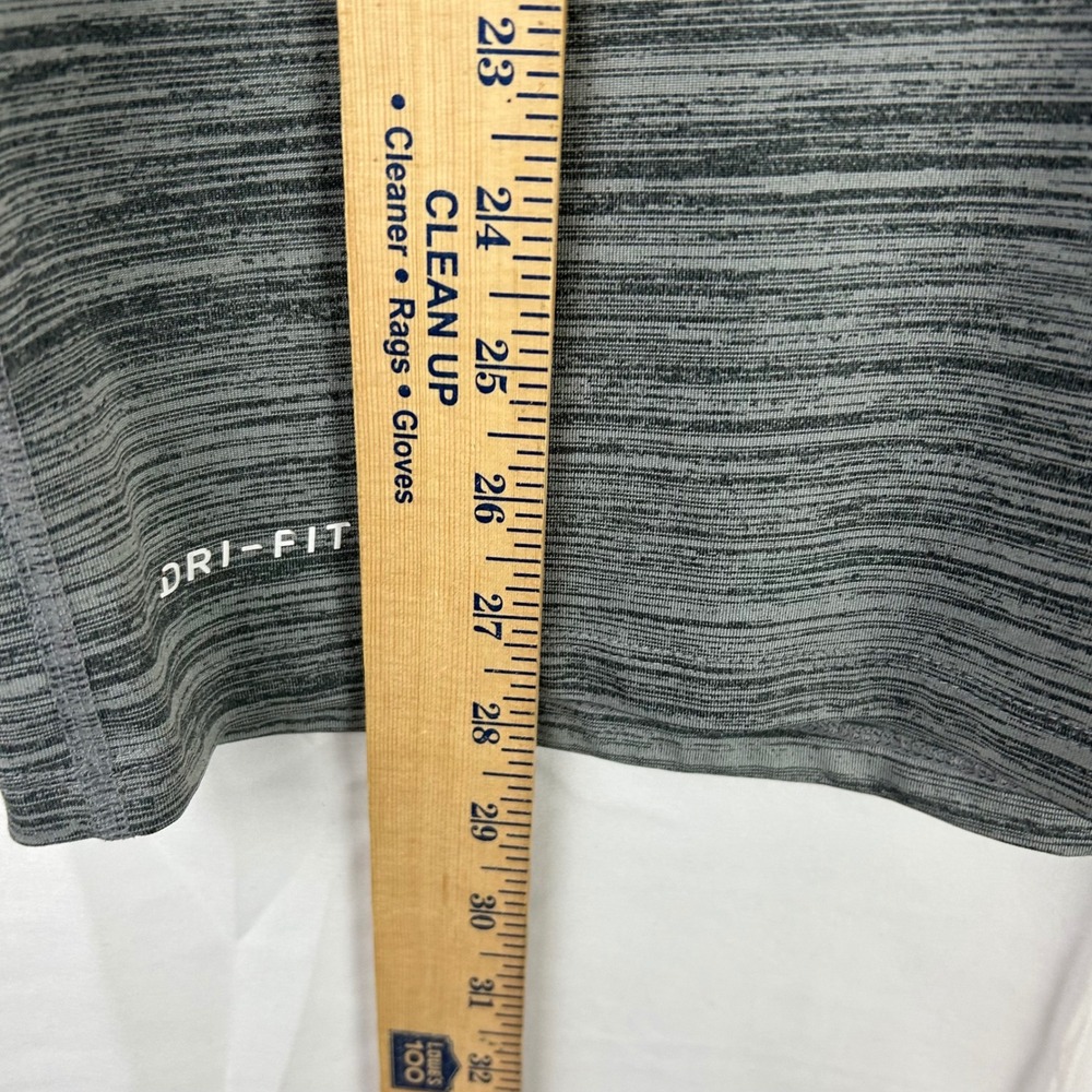 Nike MLB Training Shirt Mens Small Gray Black 3/4 Sleeve Dri-FIT AA8260-010 - Picture 4 of 9